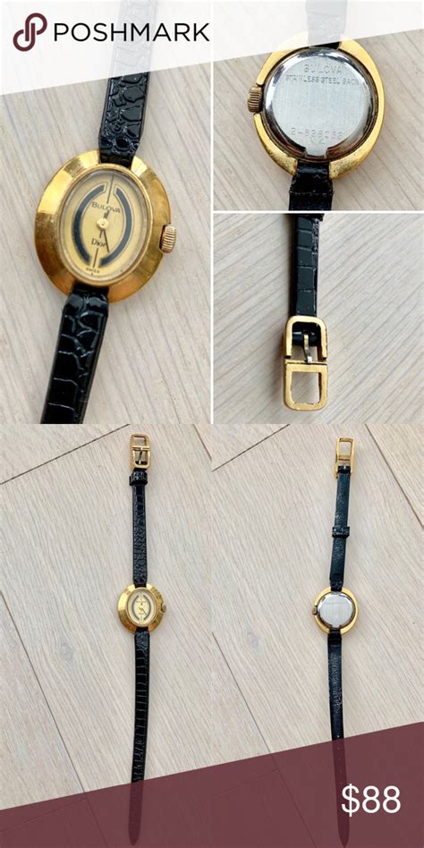 vintage christian dior watch bulova